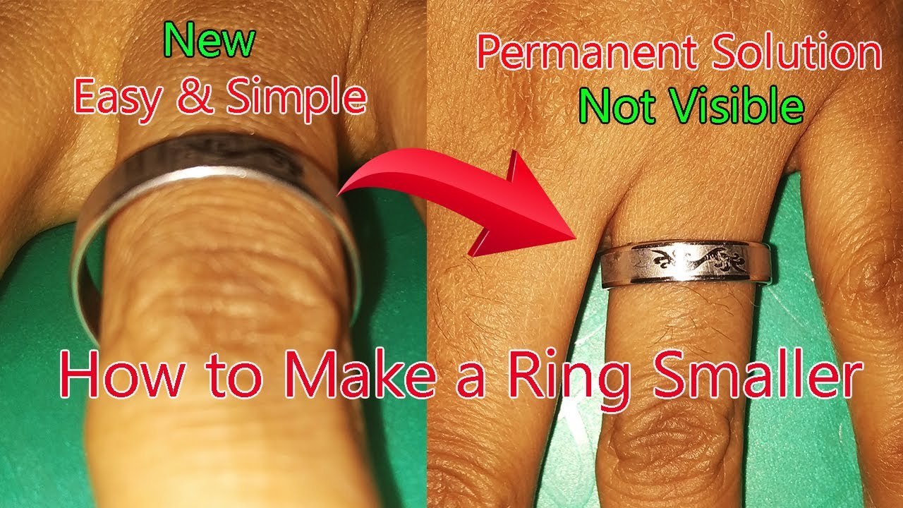 How to Make a Ring Smaller 