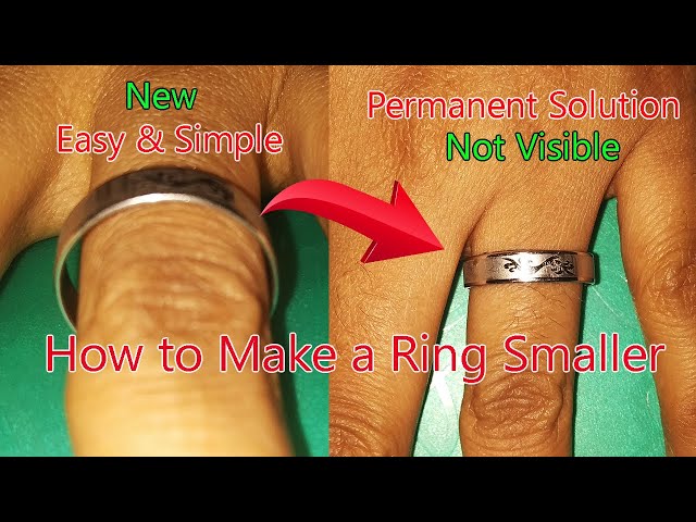 How to Make a Ring Smaller 