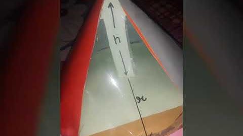 Maths 3d model on volume and area of cone