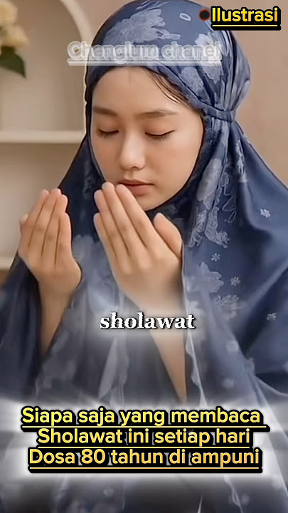 Anyone who reads this prayer every day will have their sins of 80 years forgiven #sholawat #short...