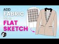 How to Add a Pattern in Photoshop or Illustrator to a Flat Sketch