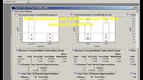 SAS JMP Software - Simultaneous Commands