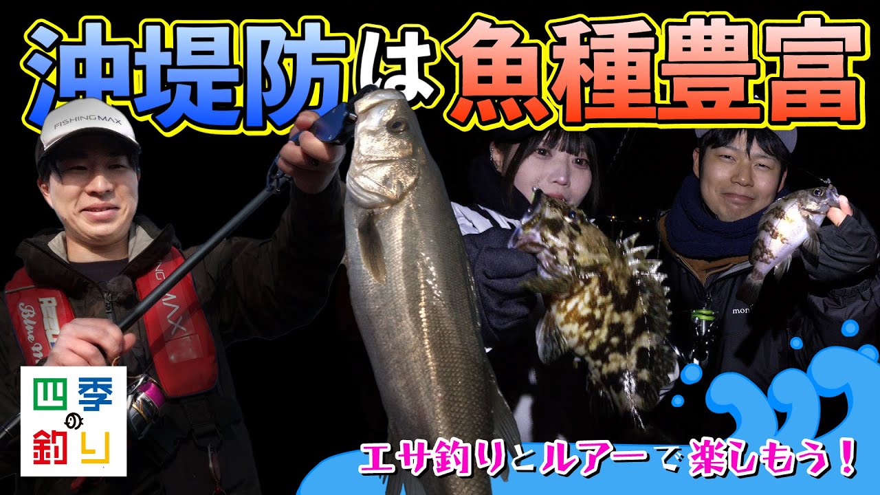 沖堤防は魚種豊富　エサ釣りとルアーで楽しもう！（四季の釣り/2024年4月19日放送）