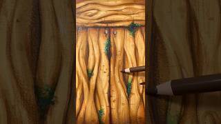 Te enseño a PINTAR 🪵 MADERA 🪵 🔥😱 (Paso a Paso) #tutorial #dibujo