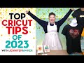 Top Cricut Tips And Tricks of 2023! Cut, Draw, Warp, Upload Fonts, And More!