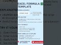Excel formula #govtexam #education #computerscience #english #mpitito #motivation #ssc #automobile