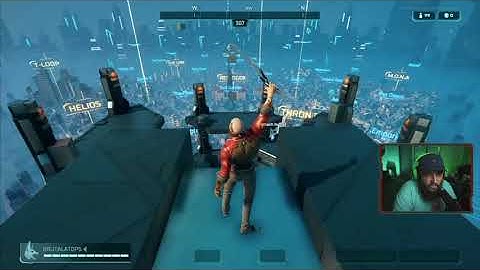 How to get to the top of the tower in the HYPER SCAPE Pre Game Lobby