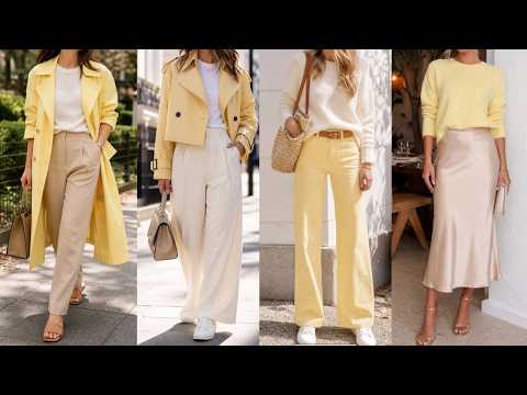 Amarillo Mantequilla el COLOR DE MODA Otoño Invierno 2026 2027 / Cómo Combinarlo