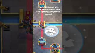 Leave guesses in the comments. #cr #clashroyale #passroyale #tryagain #defend #elixir #clash #royale Wealth