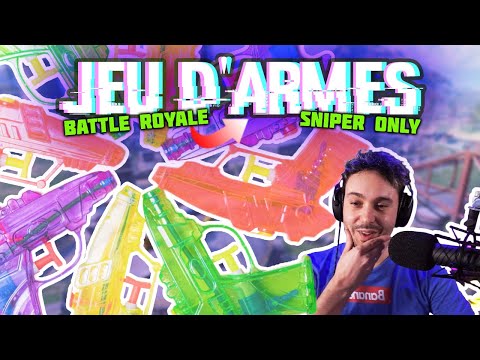 🍌🌴🎮 Jeu d'armes improvisé en BR sniper only