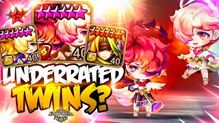 New FIRE and WIND TWIN ANGELS Combo in Summoners War RTA
