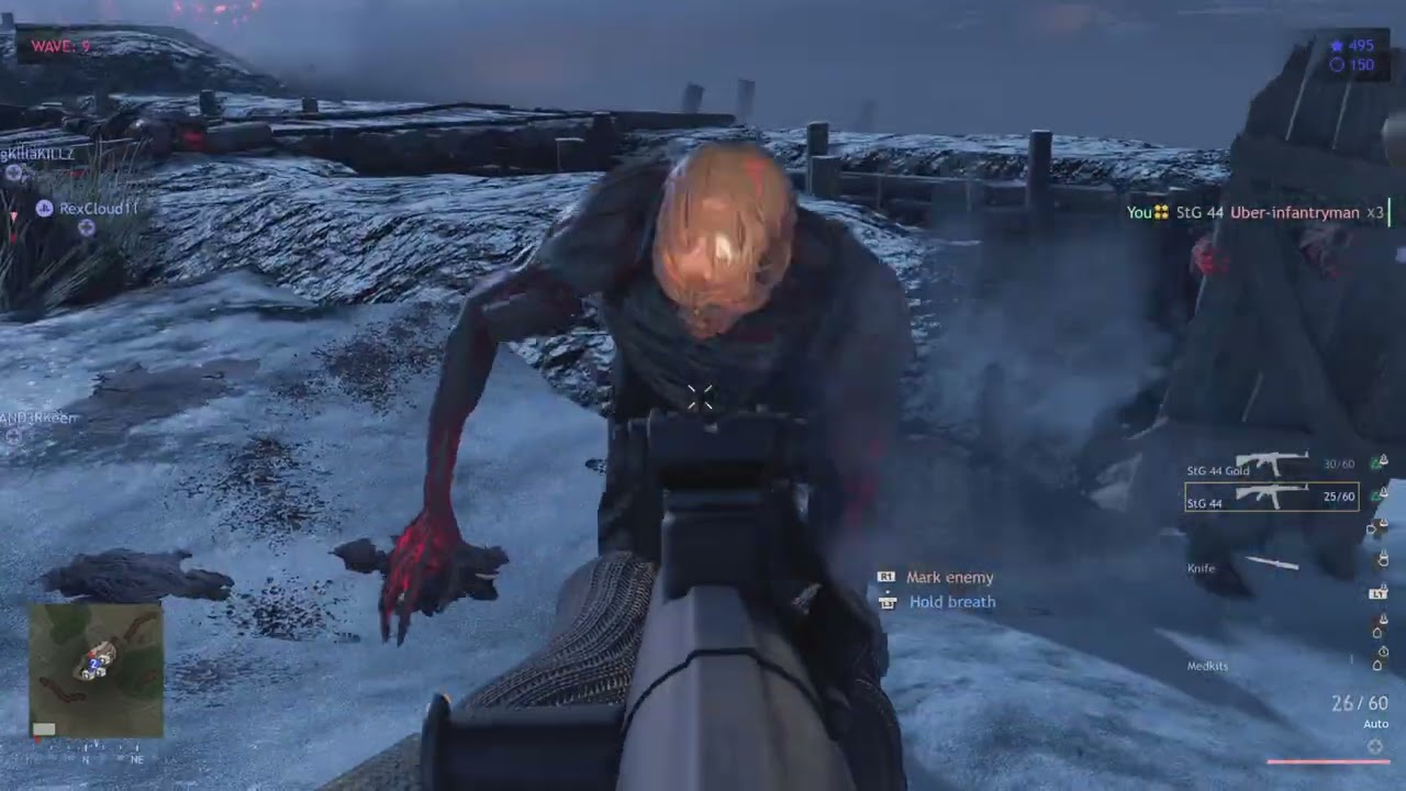 Breaking Dead STG 44 Gold gameplay + ammo tip