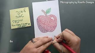 Rosh Hashanah Apple Micrography Time-Lapse: RaeAn Designs