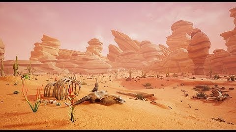 UE4 Marketplace - Stylized Desert Environment