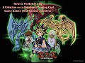 How to Fix Battle City:  A Criticism of a Children&#39;s Trading Card Game Anime (that no one asked for)