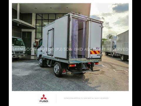 Lori Sejuk beku Mitsubishi Fuso FE71PB Freezer  truck  YouTube