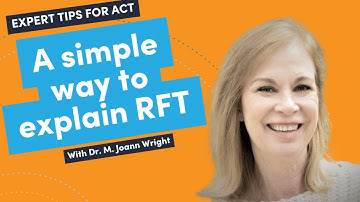 A simple way to explain Relational Frame Theory (RFT) - Dr M Joann Wright