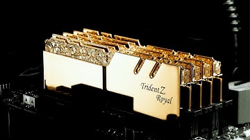 G.SKILL Trident Z Royal RAM - 32GB (2 x 16GB) DDR4 3600MHz