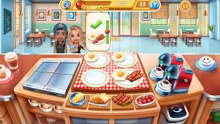 Cooking City - Breakfast Bar Level 10-2 (No Boosters) screenshot 5