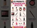 Make up products #french #learn French # french vocabulary