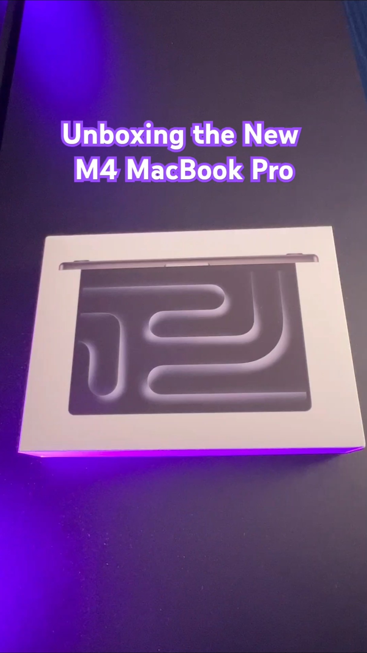 Unboxing the M4 MacBook Pro