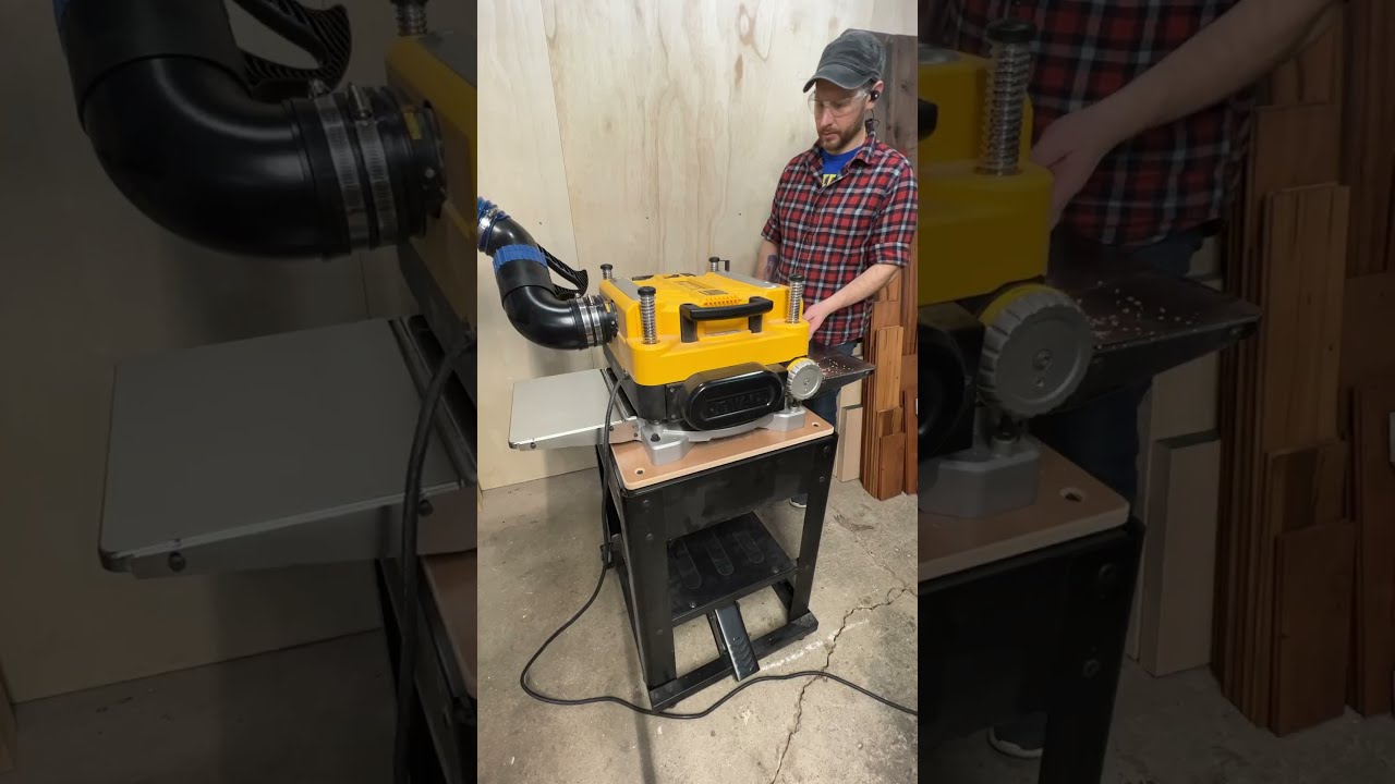 Only 649 today at Rockler DeWalt 13 Planer with Knives and Table Mobile Stand 11 29 24 only