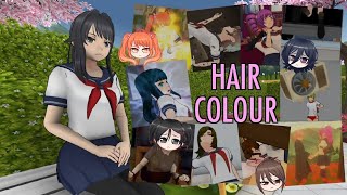 Eliminating Ayano's Rivals Based On Their Hair Colour | Yandere Simulator Custom Mode