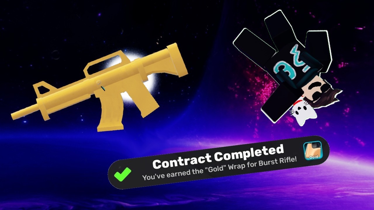 I Obtained The GOLDEN BURST RIFLE In Roblox Rivals - YouTube