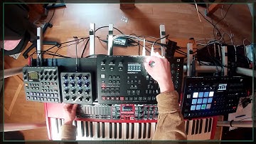 Digitakt / Analog rytm / Analog four ( Simple jam #3 )