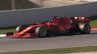 Ferrari SF1000 F1 2020 Car in Action During Pre Season Testing in Barcelona