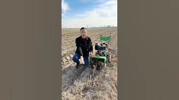 Spring ploughing #Micro tillage machine #A good helper for farmers #Save time, effort and labor.