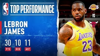 Lebron Racks Up Third Triple-Double In A Row