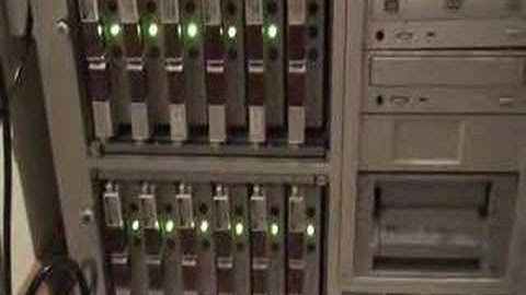 Server, RAID Array, & Robotic Media Library Startup