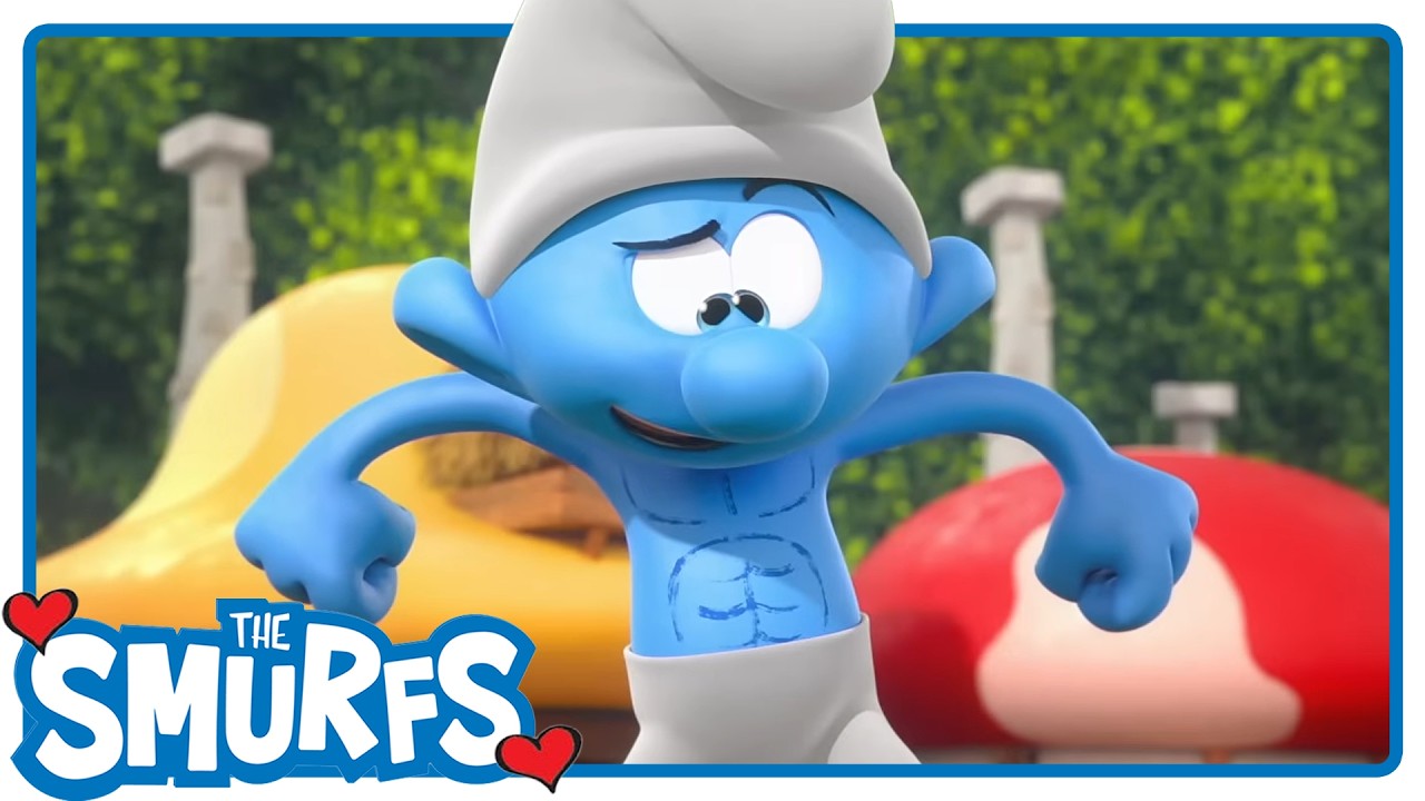 Wimpy Smurf's STRENGTH! 🤩 • The Smurfs 3D • Cartoon movies