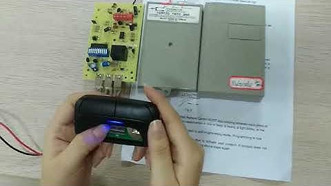 RC SM24 LT compatible for Brand ID 13 Linear multi code 300mhz operate video