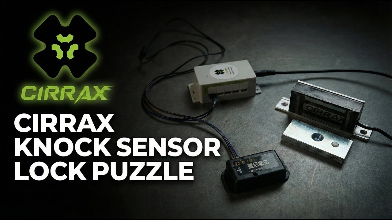 Escape Room Prop - Secret Rhythm Knock Sensor & Vibration Trigger(DM106)