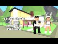 Father cheats on poor mom with rich woman | Roblox Adopt me Role play