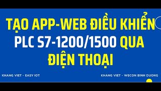 Tạo giao diện app/web điều khiển PLC qua điện thoại chỉ cần các thao tác kéo thả và khai báo screenshot 4