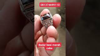 badar besi merah lengket magnet style kantoran #batuakik #badarbesiasli