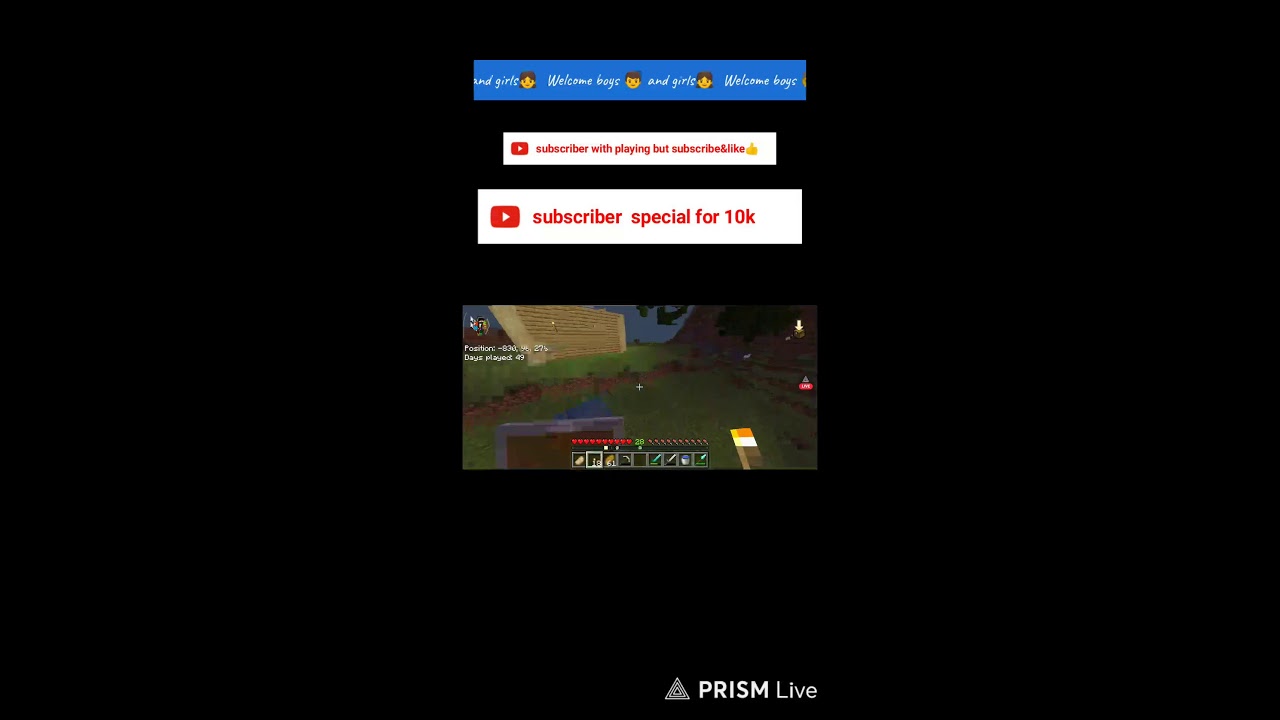 Minecraft Live friend and subscribe serverMP 🔴 | Survival Multiplayer Gameplay (No Mods)