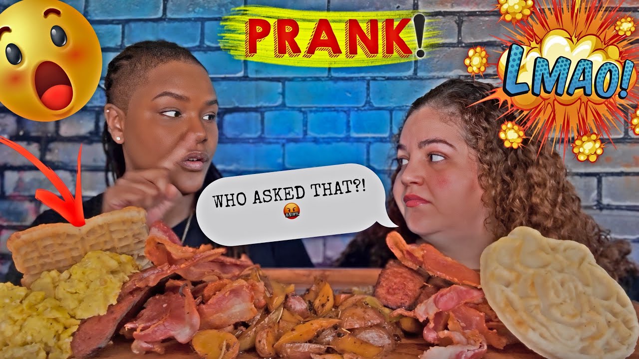 НЕУВАЖИТЕЛЬНЫЙ ШАЛОСТЬ ВО ВРЕМЯ ОГРОМНОГО ЗАВТРАКА МУКБАНГ