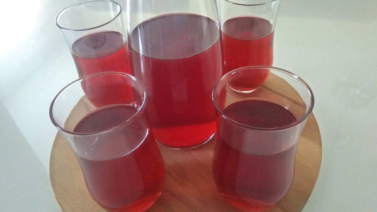 Osmanlı Şerbeti / Hibiskus Şerbeti / Ramazan Şerbeti / Leziz Yemek Tarifleri