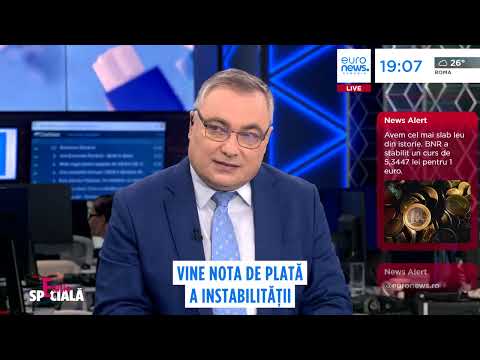 EDIȚIE SPECIALĂ Știrile Euronews România de la ora 19:00 - 2 octombrie 2026. Prețul haosului politic