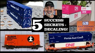 Five Success Secrets - Decaling