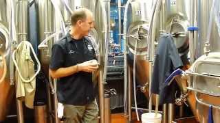 Three Forks beer brewing demo in Nevada City