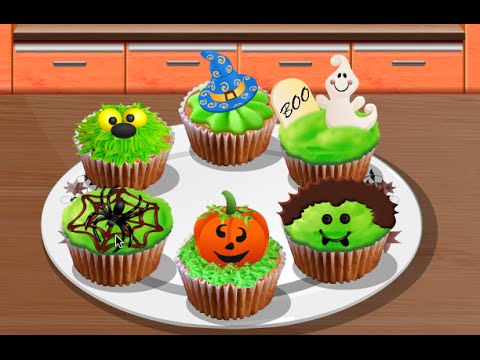 Cupcakes Halloween| Juegos de cocina - YouTube
