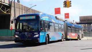 NYCT Bus: 2017 New Flyer XD60 #6024 on the Q44 SBS at Morris Park Avenue and East 180th Street