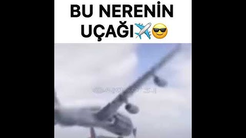 Kuş ile kuş olan uçak  😂😂