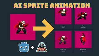 Godot + God Mode AI: Create Animation Sprite Sheets in Seconds