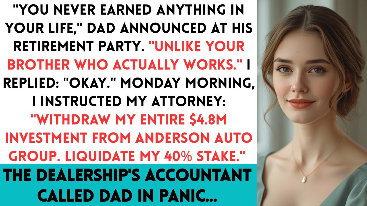 Dad Said 'You Never Earned Anything' - Then His Dealership Lost My $4.8M Investment